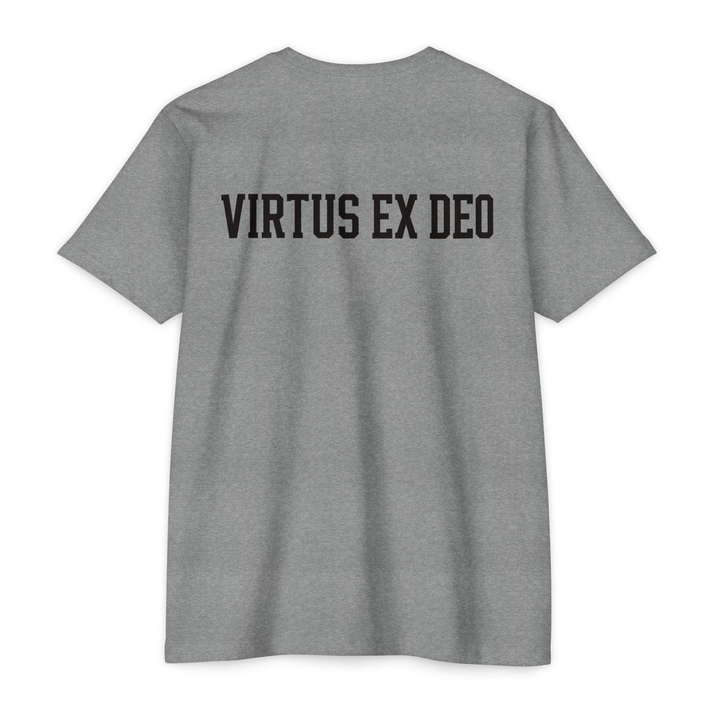 Northern Cross Virtus Ex Deo CVC T-Shirt – Strength from God Graphic Tee